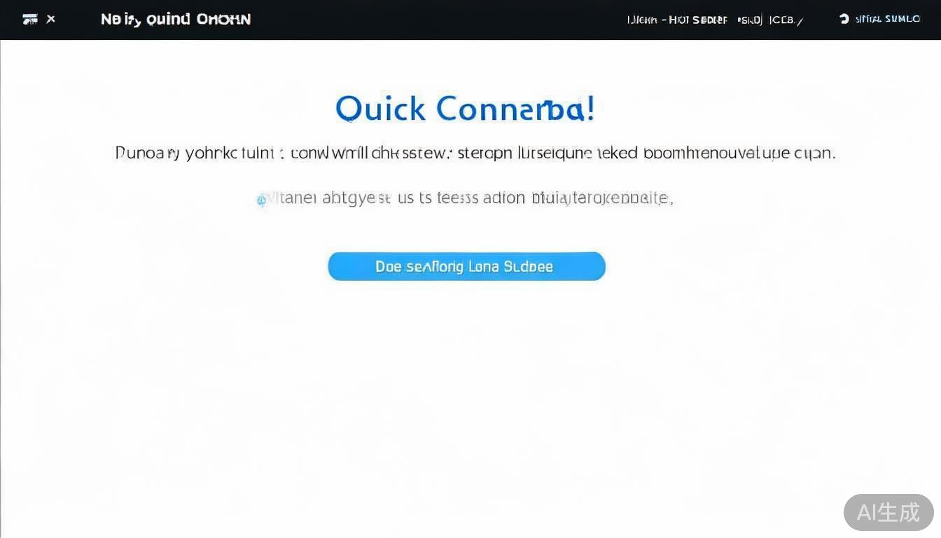 下载并安装“快连VPN”客户端
可通过官网或应用