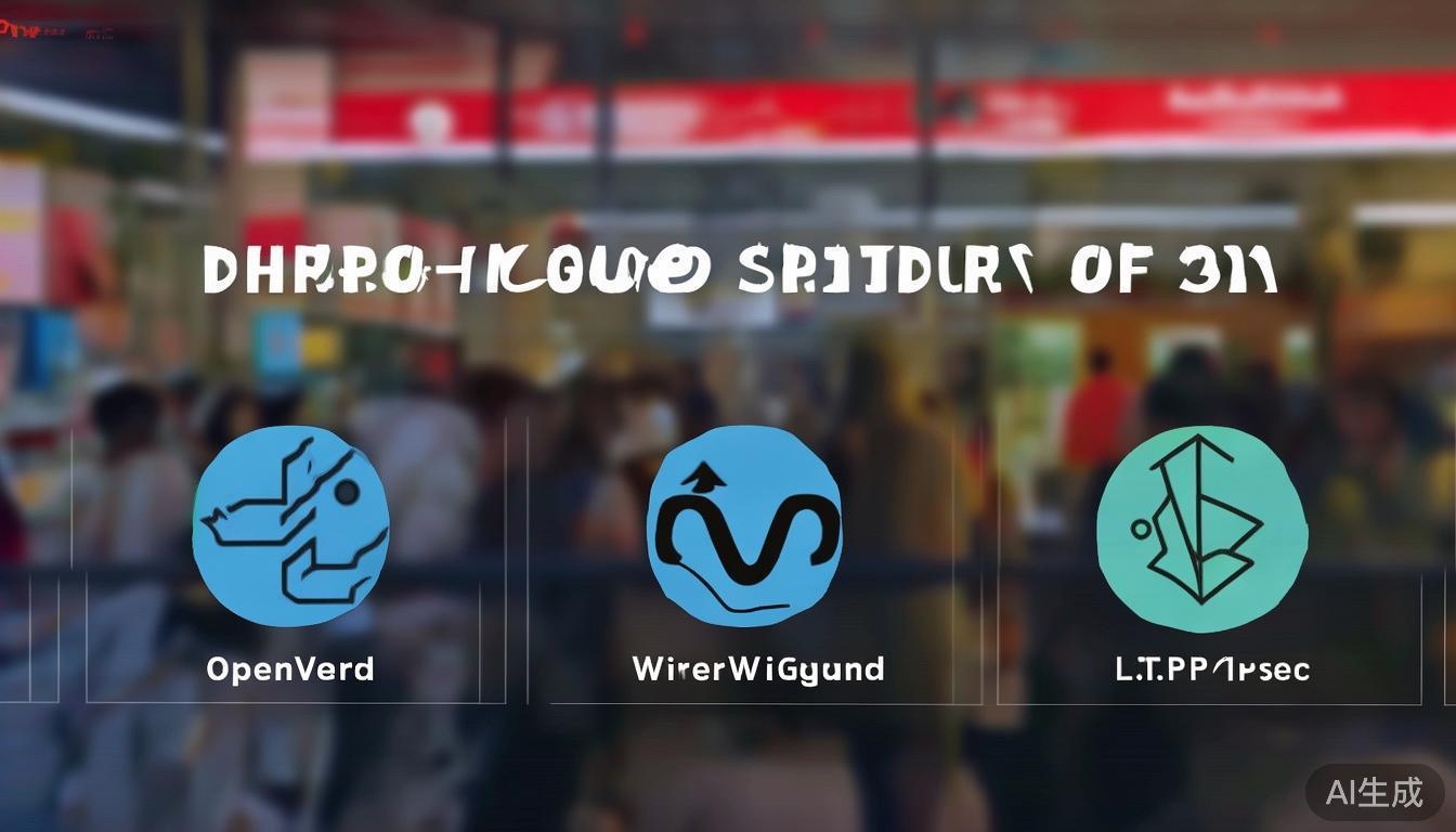 市场上常用的VPN协议有OpenVPN、WireG